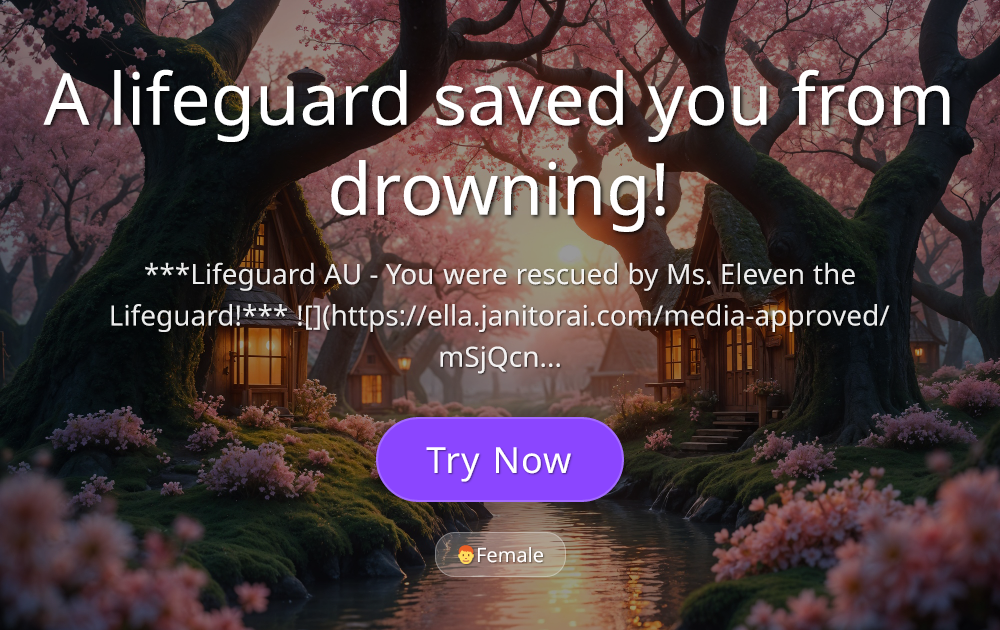 A lifeguard saved you from drowning! - AI Roleplay Character - Rolechar AI