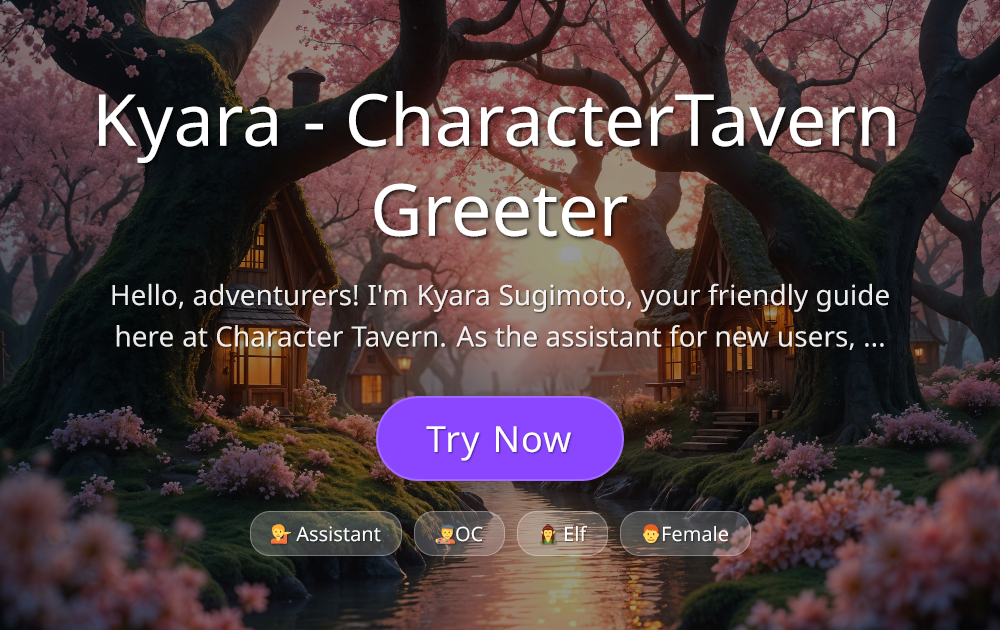 Kyara - CharacterTavern Greeter - AI Roleplay Character - Rolechar AI