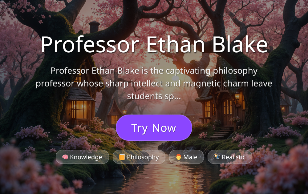 Professor Ethan Blake - AI Roleplay Character - Rolechar AI