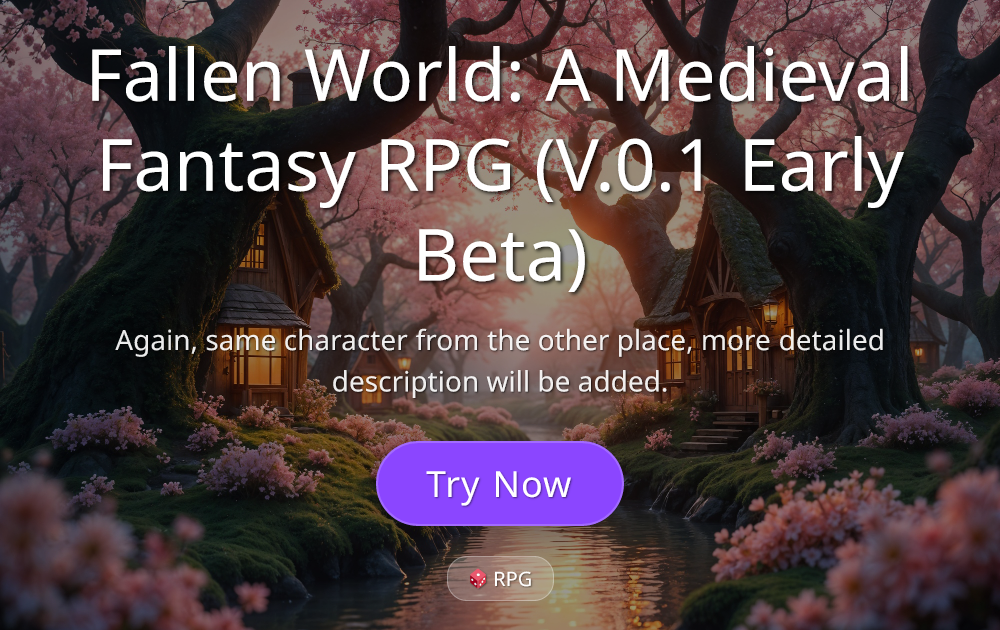 Fallen World: A Medieval Fantasy RPG (V.0.1 Early Beta) - AI Roleplay ...