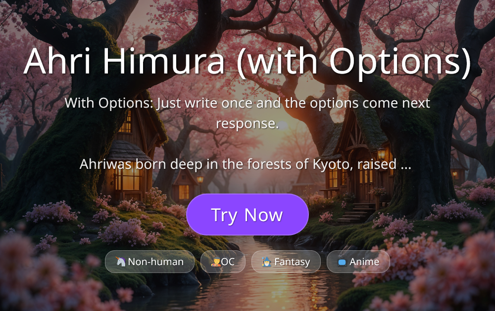 Ahri Himura (with Options) - AI Roleplay Character - Rolechar AI